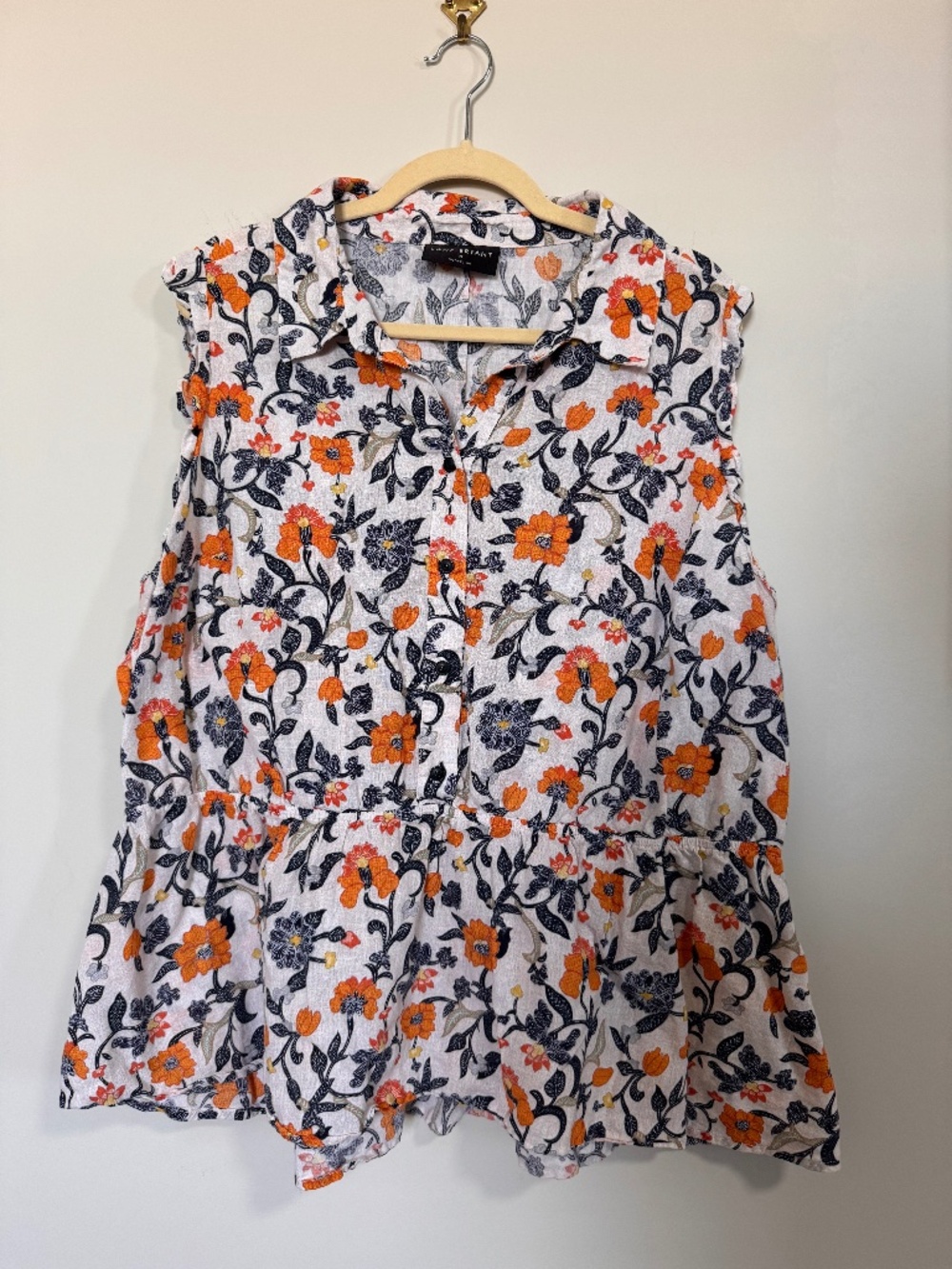 Lane Bryant Sleeveless Peplum Top
